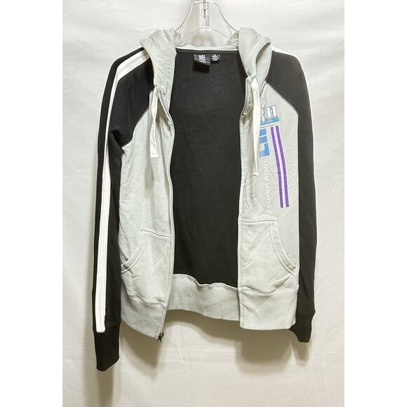 NFL Super Bowl Minnesota 2018 Womens M Fleece Sweatshirt‎ Hooded Jacket NWT - Picture 5 of 11